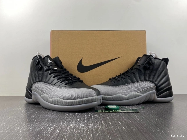 1st Kicks Grey 12 Jordan Wolf Air Black CT8013-019 0708